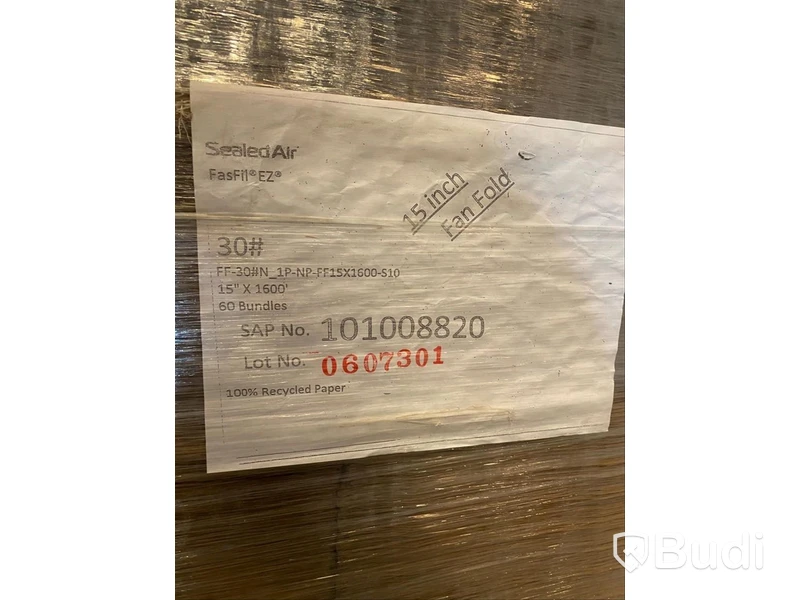 FasFil Paper Void System, 15 Inch Fan Fold